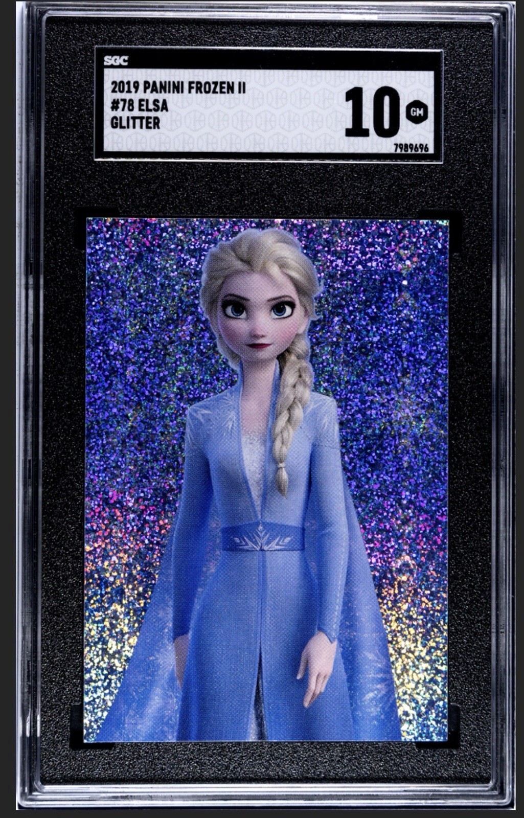 2019 DISNEY FROZEN 2 Elsa Glitter Refractor SGC 10 Gem Mint Low Pop *RARE*