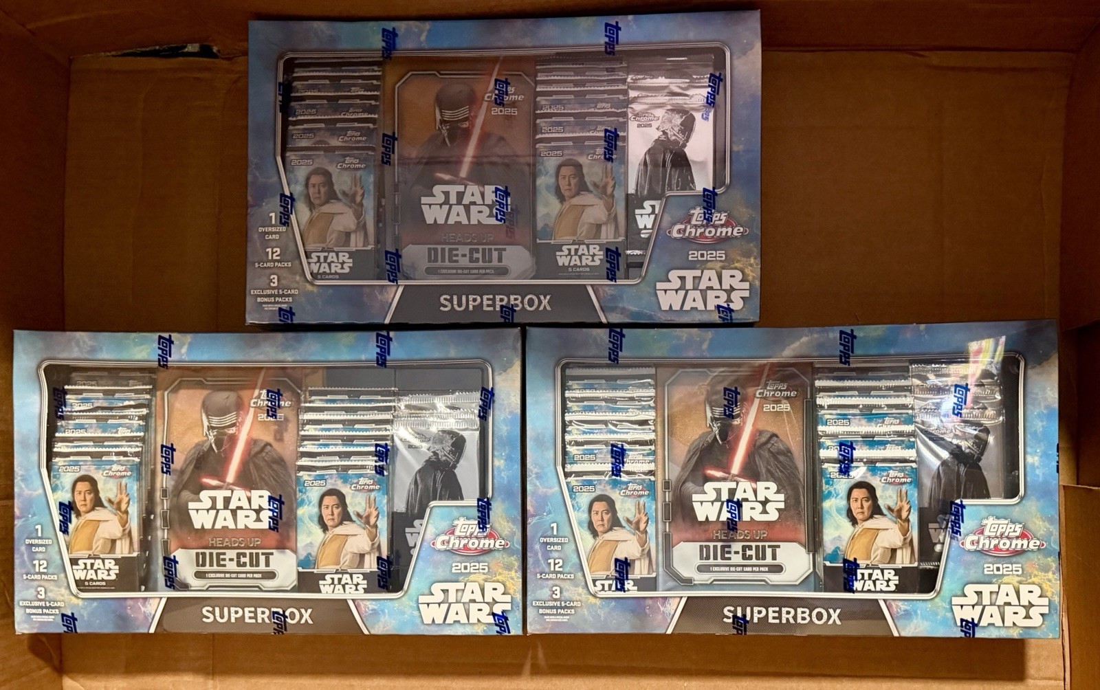 2025 TOPPS CHROME STAR WARS SUPERBOXES (3)