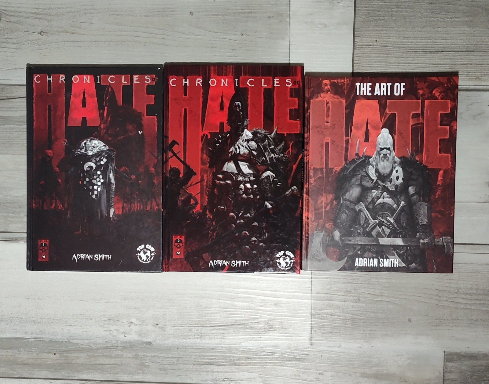 Adrian Smith  Chronicles Of Hate Vol. 1 & 2 & The Art Of Hate Graphic Novel
