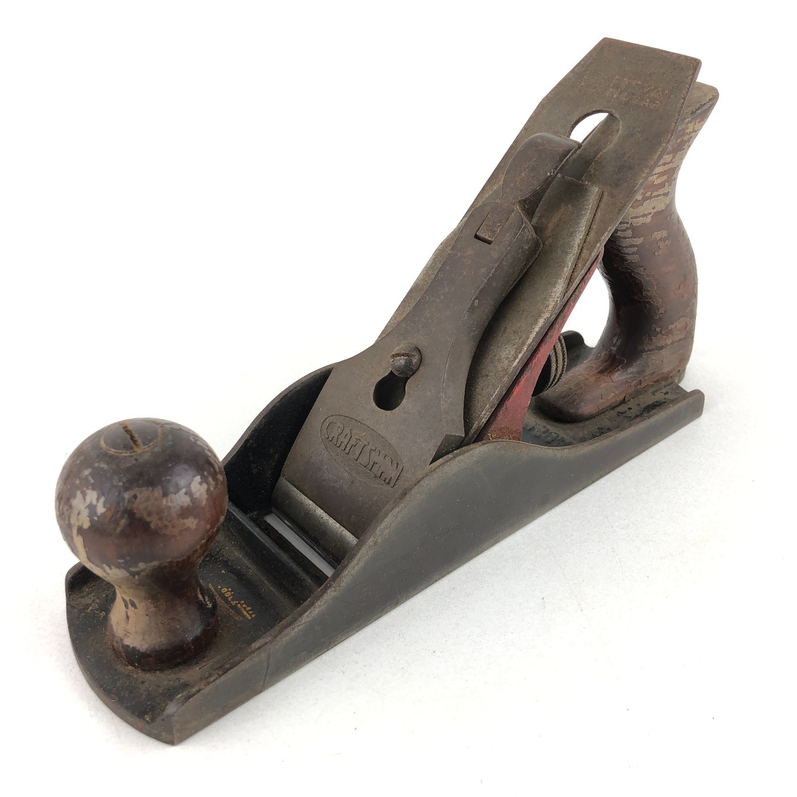 Vintage Craftsman Wood Working Plane Smooth Bottom USA Tool Primitive Old Sears