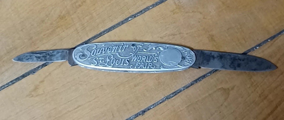 RARE 1904 World\'s Fair St. Louis Pocket Knife - Show The Cascade RARE 1904 World\'s Fair St. Louis Pocket Knife - Show The Cascade
