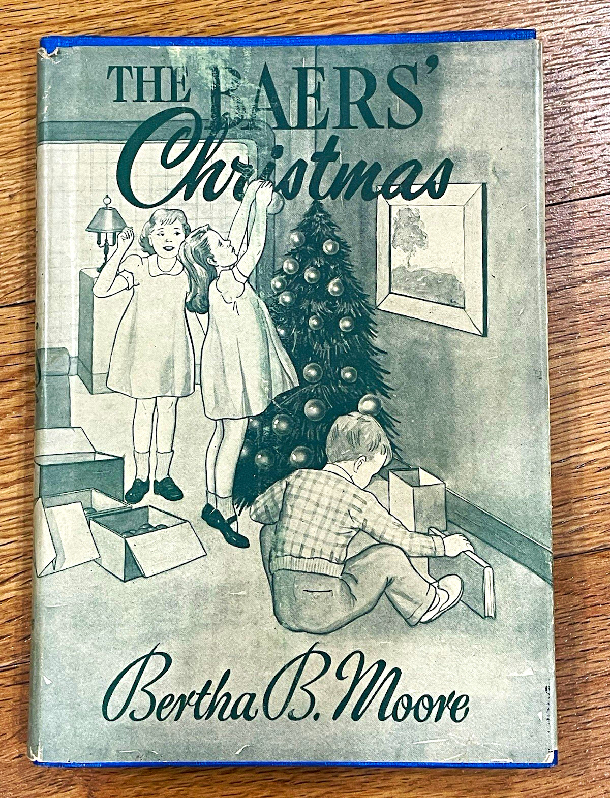 The Baers Christmas Bertha Moore Vintage 1949 Nostalgic Children\'s Holiday Book