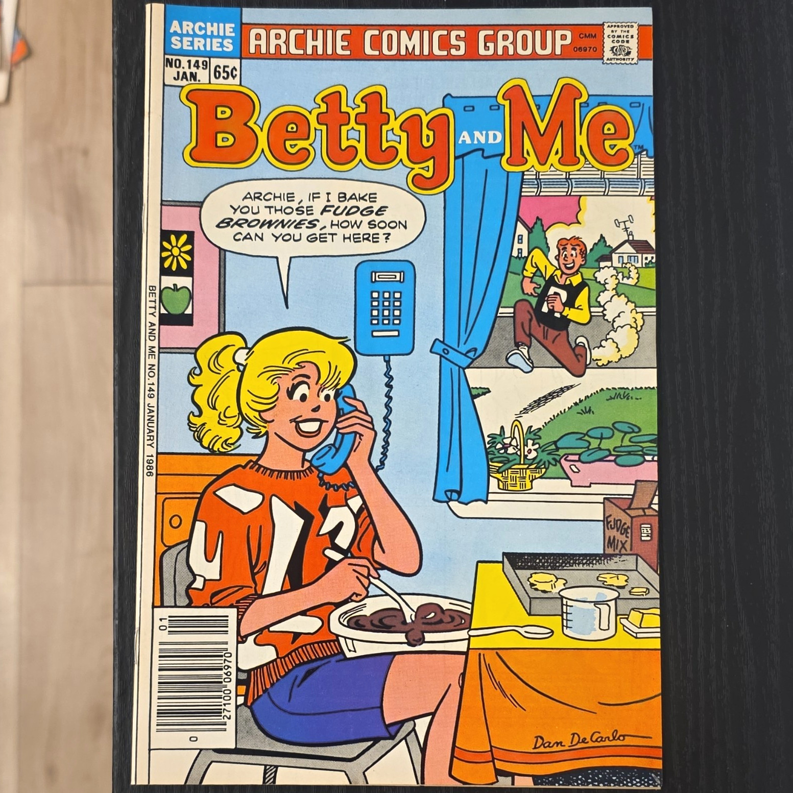 Archie Comics Group Betty and Me #149 (1988) Dan DeCarlo Betty Cooper Archie