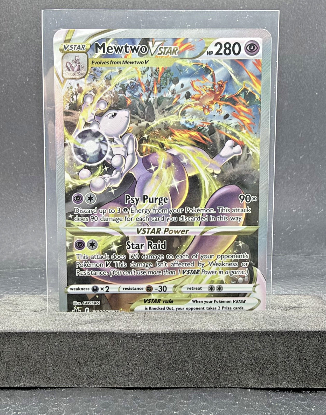 Pokemon Mewtwo VSTAR GG44 Crown Zenith 2023 Near Mint EN English