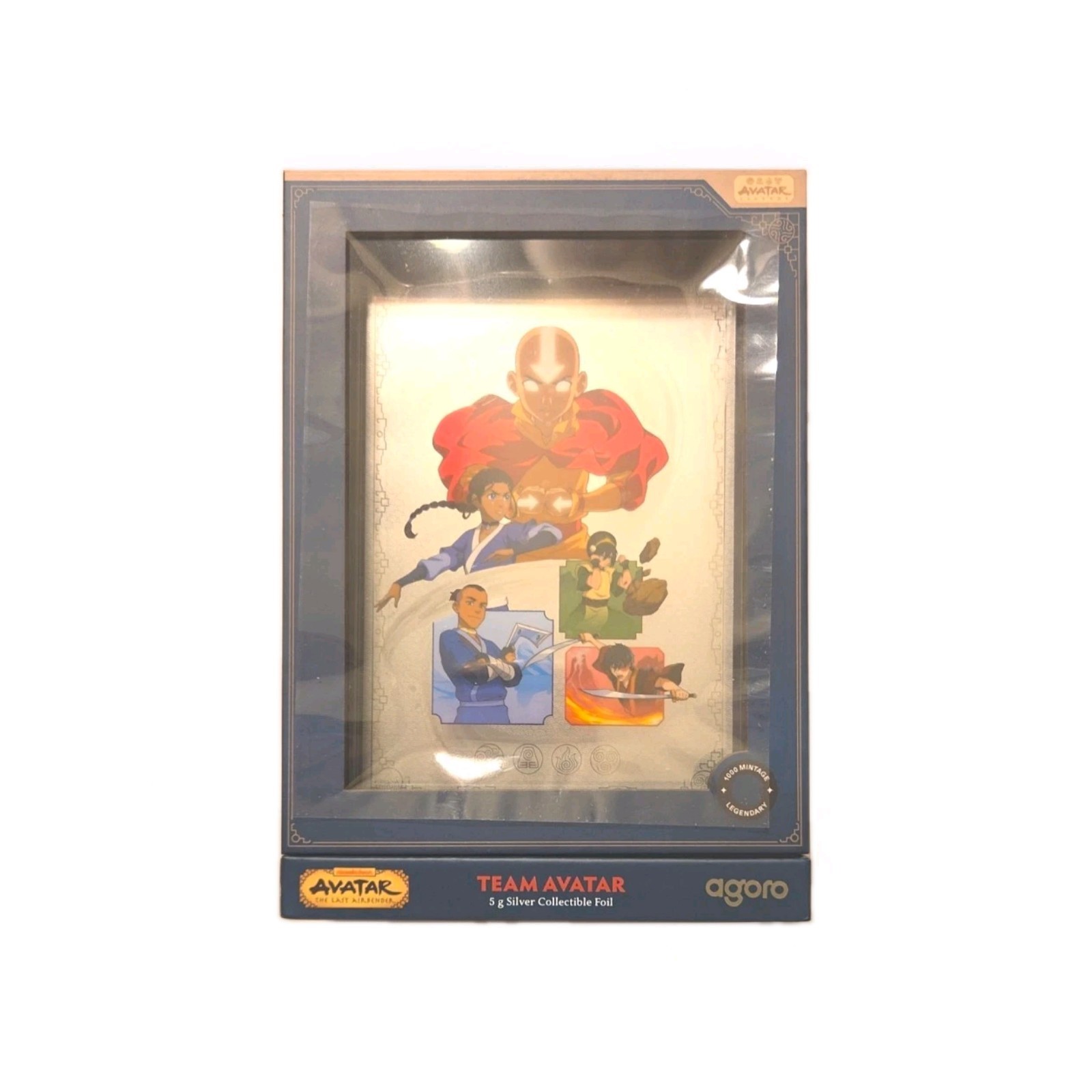 Agoro Avatar The Last Airbender Team Avatar 5g Silver Foil LE #0107/1000