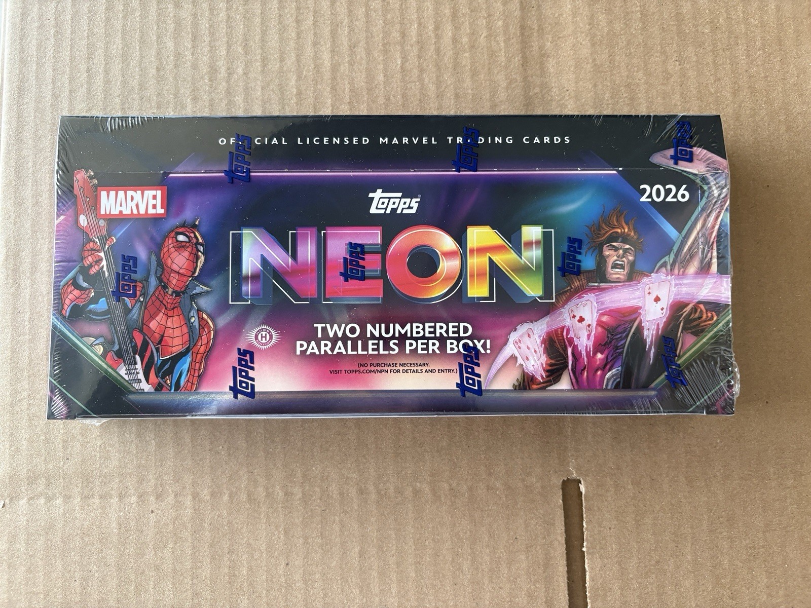 2026 Topps Marvel Neon Hobby Box Factory Sealed NEW Spider-Man Marvel Quantity 2026 Topps Marvel Neon Hobby Box Factory Sealed NEW Spider-Man Marvel Quantity