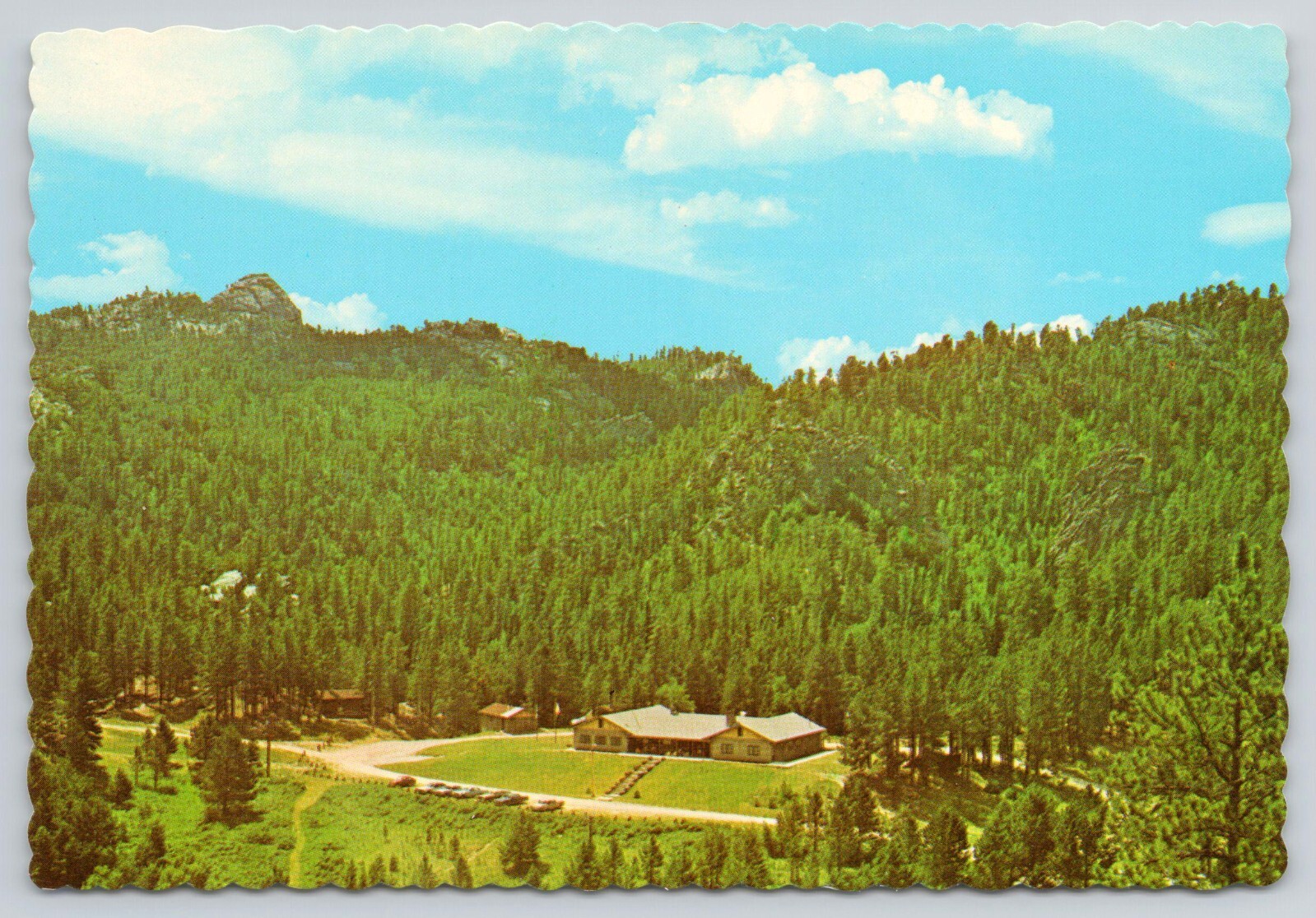 Aerial View of Baptist Camp Judson Hill City South Dakota SD 4x6 MINT Postcard