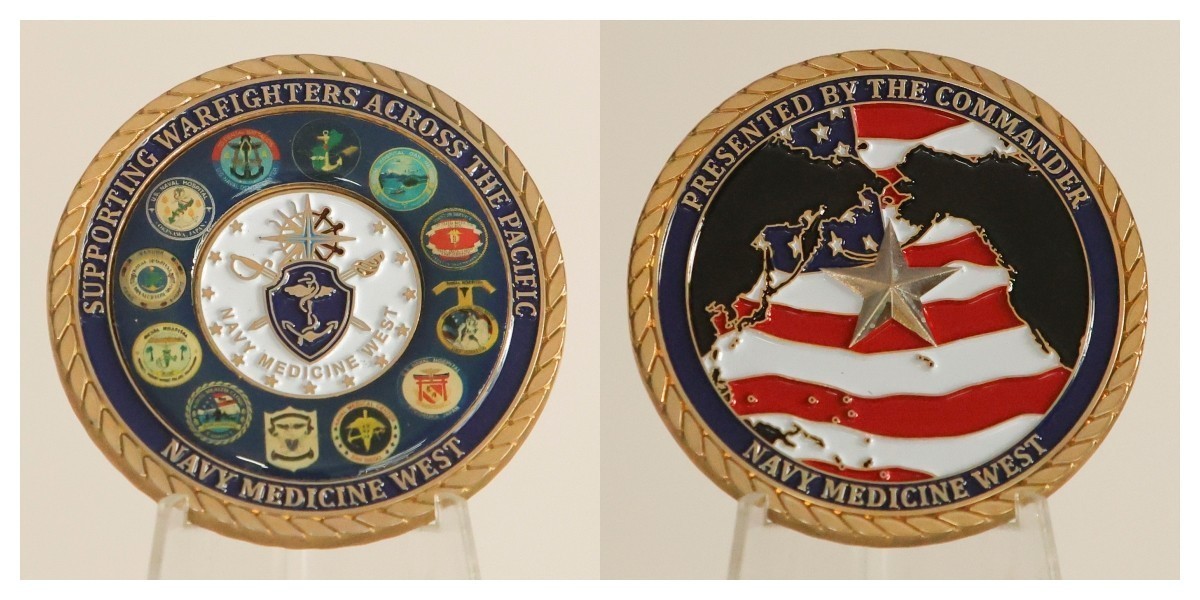Navy Medicine West Pacific Warfighters Challenge Coin 1#1