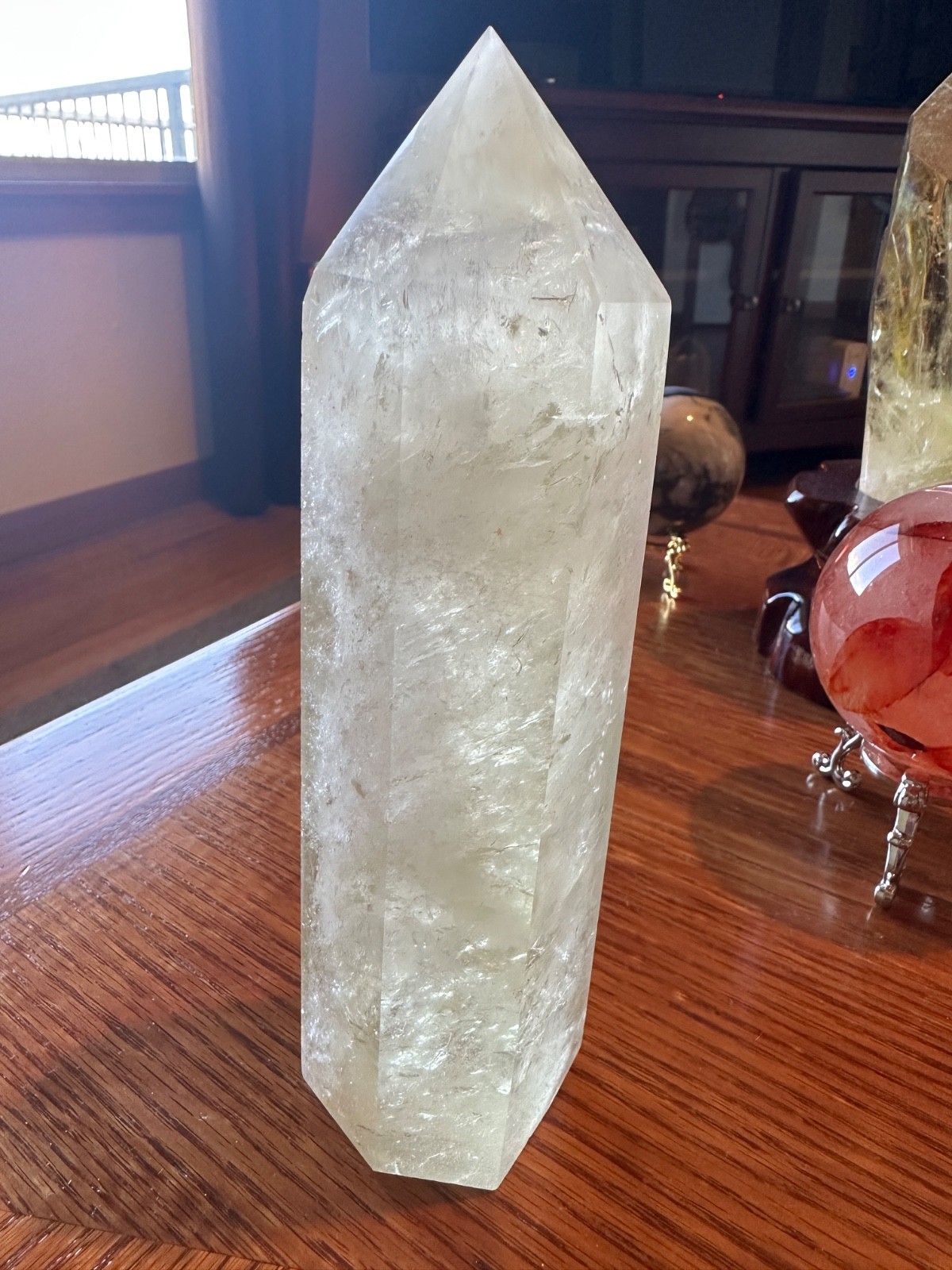 Beautiful Crystal Citrine 6 sided Obelisk Tower