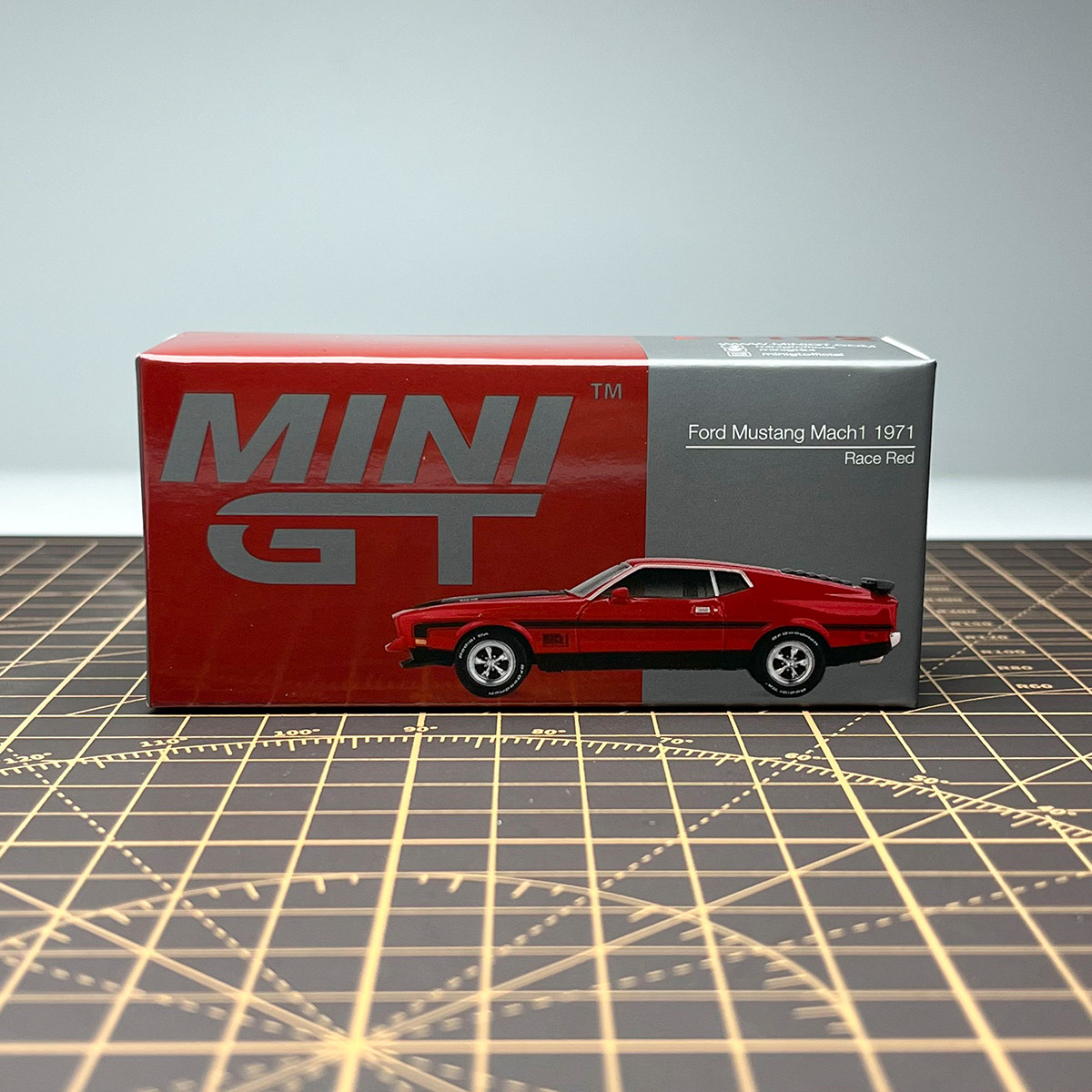 1:64 Mustang Mach 11971 Race Diecast Model Car - Alloy High-quality collectibles