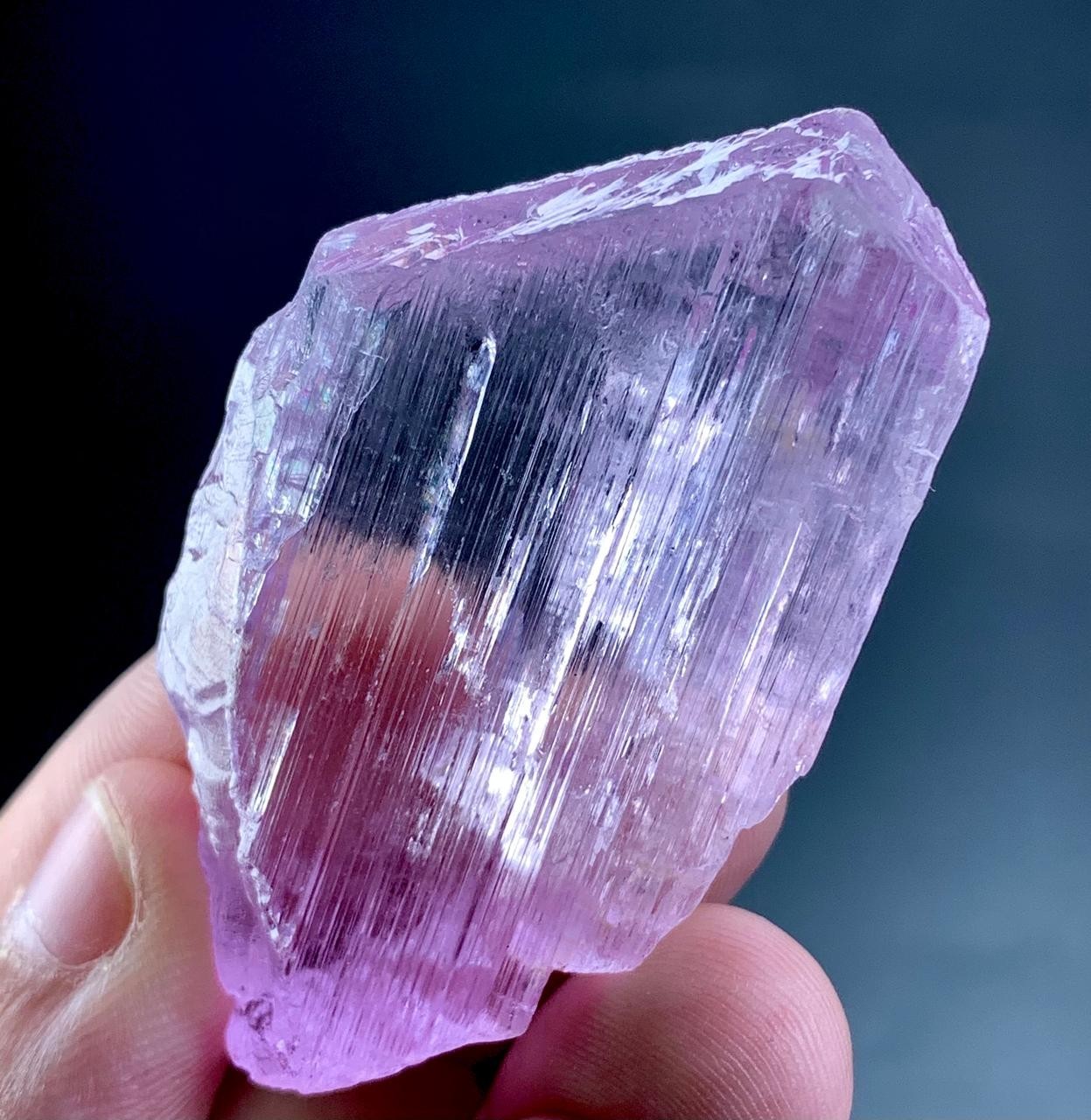 192 Carat Natural Pink Etched kunzite Crystal Specimen From Afghanistan