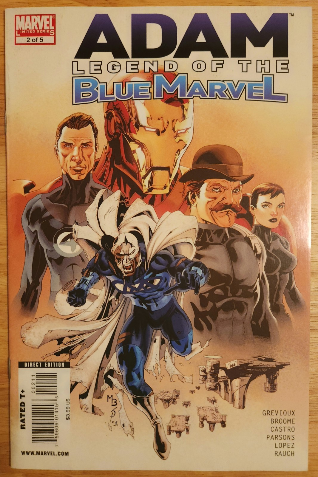 Adam: Legend of the Blue Marvel #2 (Marvel Comics February 2009)