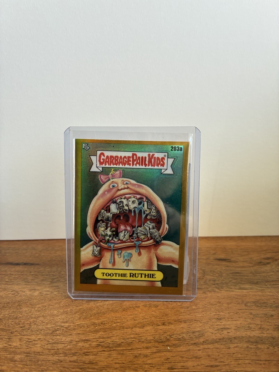 2022 Topps Chrome GPK Series 5 Toothie Ruthie Gold Refractor /50 #203a 2022 Topps Chrome GPK Series 5 Toothie Ruthie Gold Refractor /50 #203a