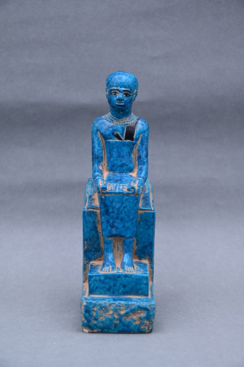 Rare Egyptian Statue of Imhotep Authentic Ancient Egyptian Antiquities Egypt BC