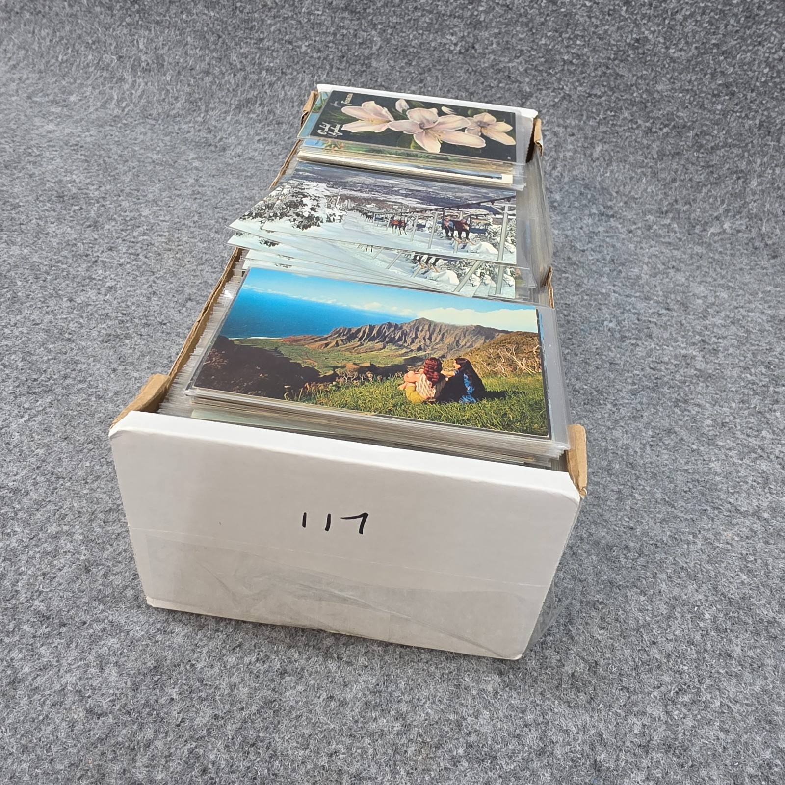 Lot of 10 + LBS Pounds Random Mix Postcards BX 117