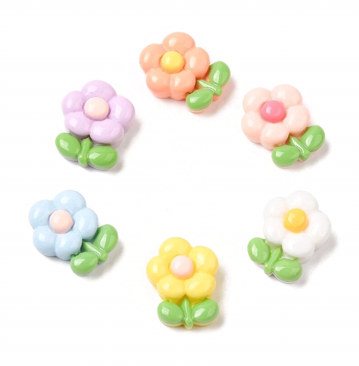 3D Mini Micro Cartoon Flower Garden Fridge Magnets Handmade Mixed Lot 👻🧲 18pc