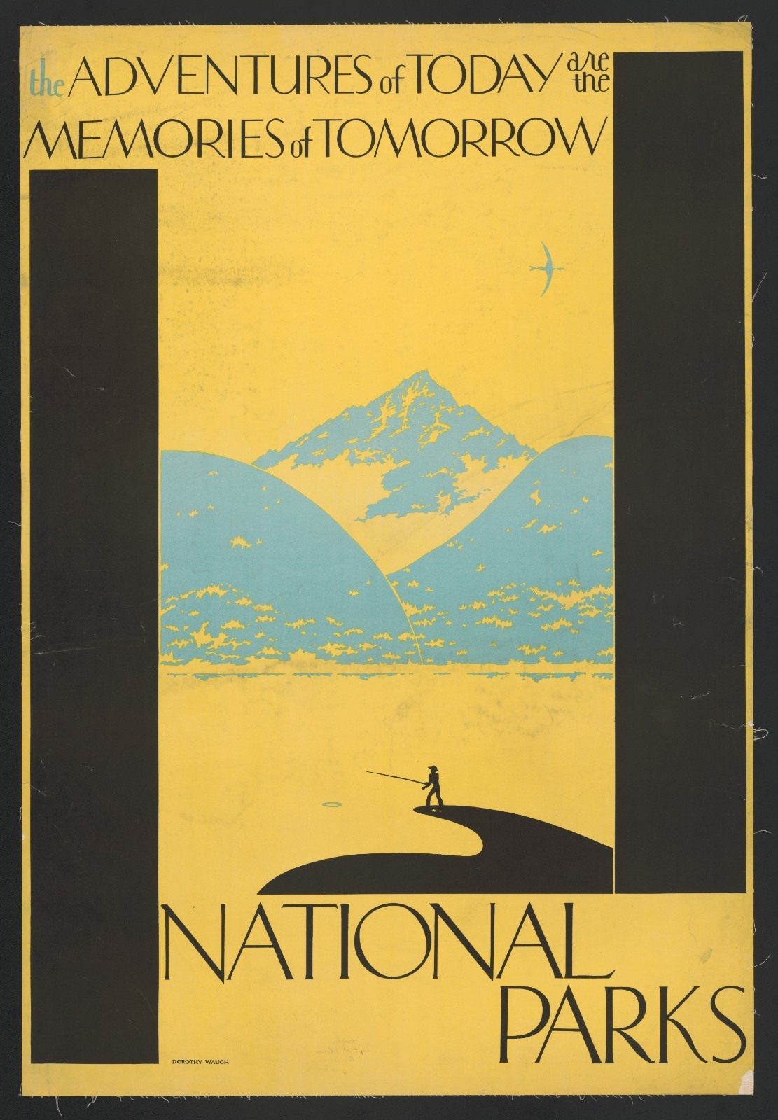 Vintage National Park Travel Art Poster Print - 18 x 24 inches