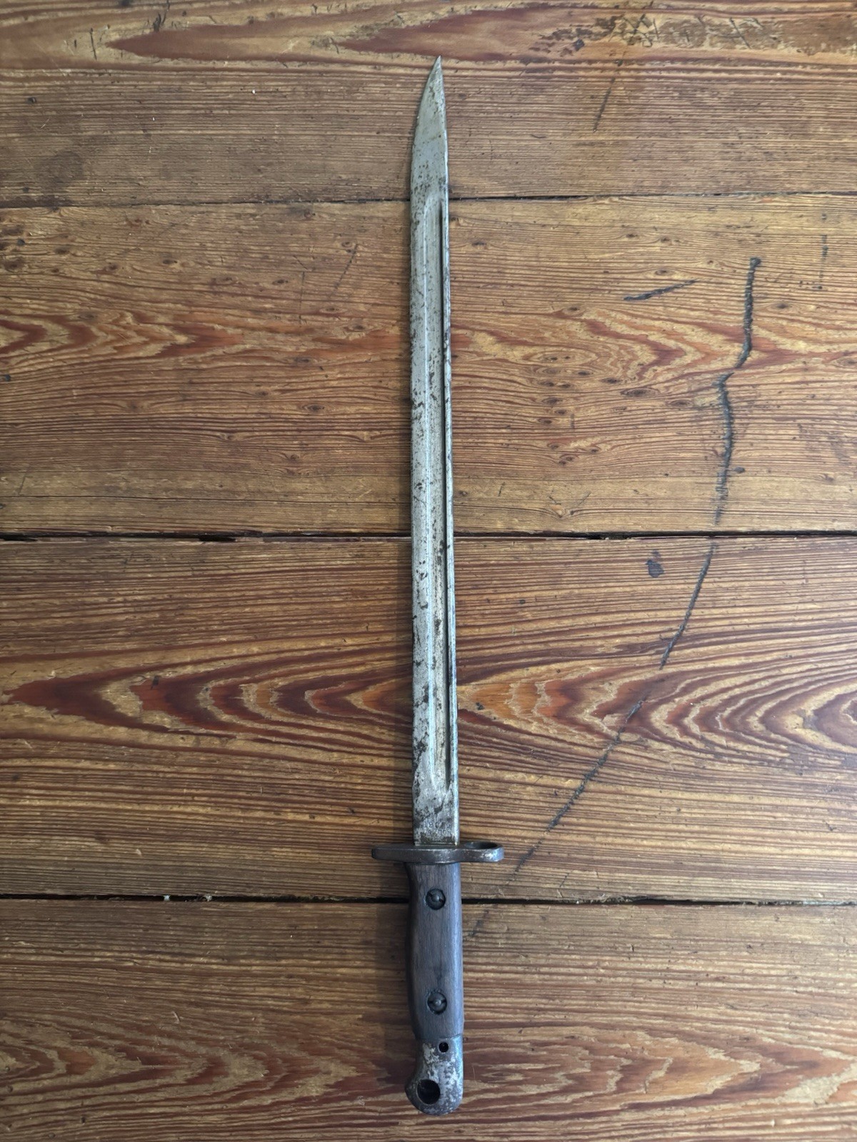Antique British Pattern 1907 J.A. Chapman JAC - ER Mark Bayonet - No scabbard