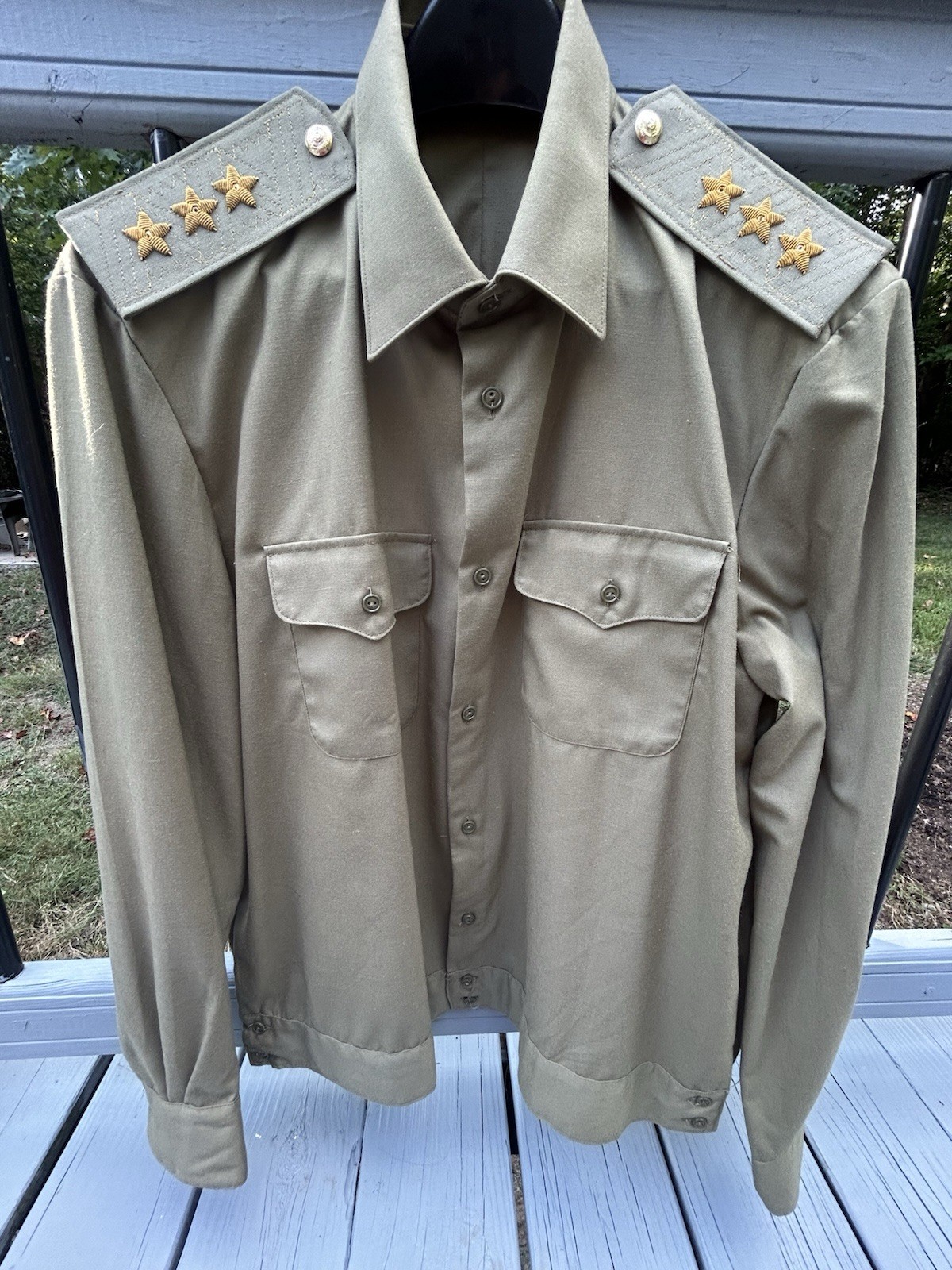USSR Soviet Russian Army Officer Military Shirt Uniform Vintage, NEW 50-3