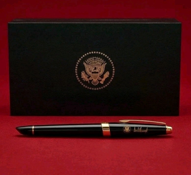 Rare Authentic President Donald J Trump Cross Executive Order Pen—Used By POTUS