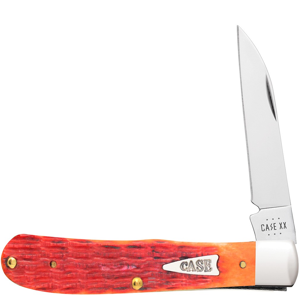 Case XX Pocket Knife Trapper Indian Paint Brush Item #39943 - (6154W-1 SS) Lengt