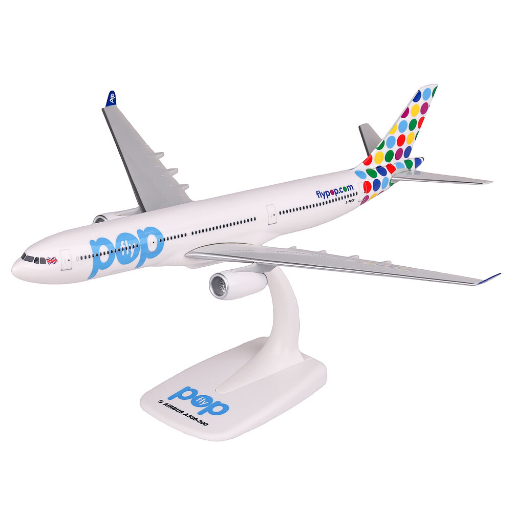 PPC FlyPop Fly Pop Airbus A330-300 G-FPOP Desk Display Model 1/200 AV Airplane