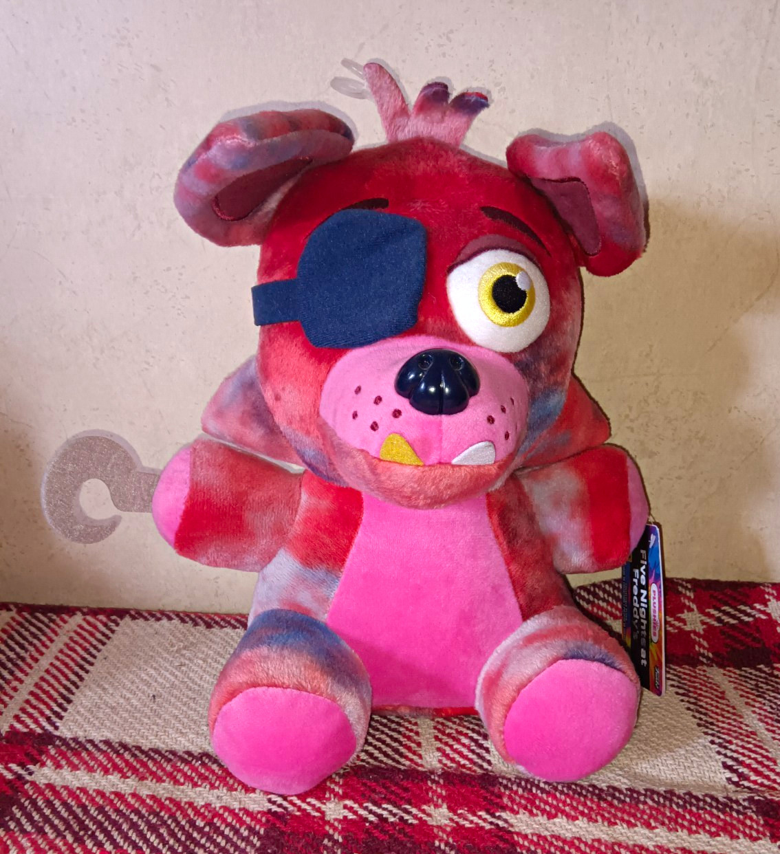 Funko FNAF Five Nights at Freddy\'s Tiedye Foxy  hot topic exclusive plush NWT