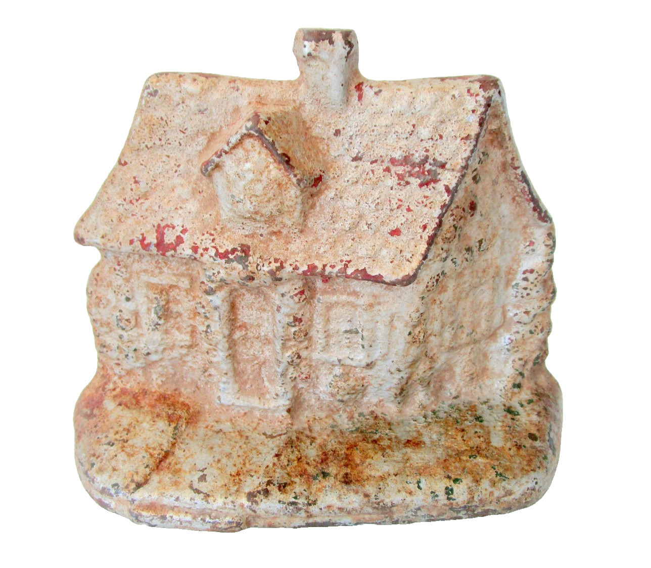 Antique Hubley Cast Iron Door Stop House Cottage Cape Cod Rusty Primitive Decor