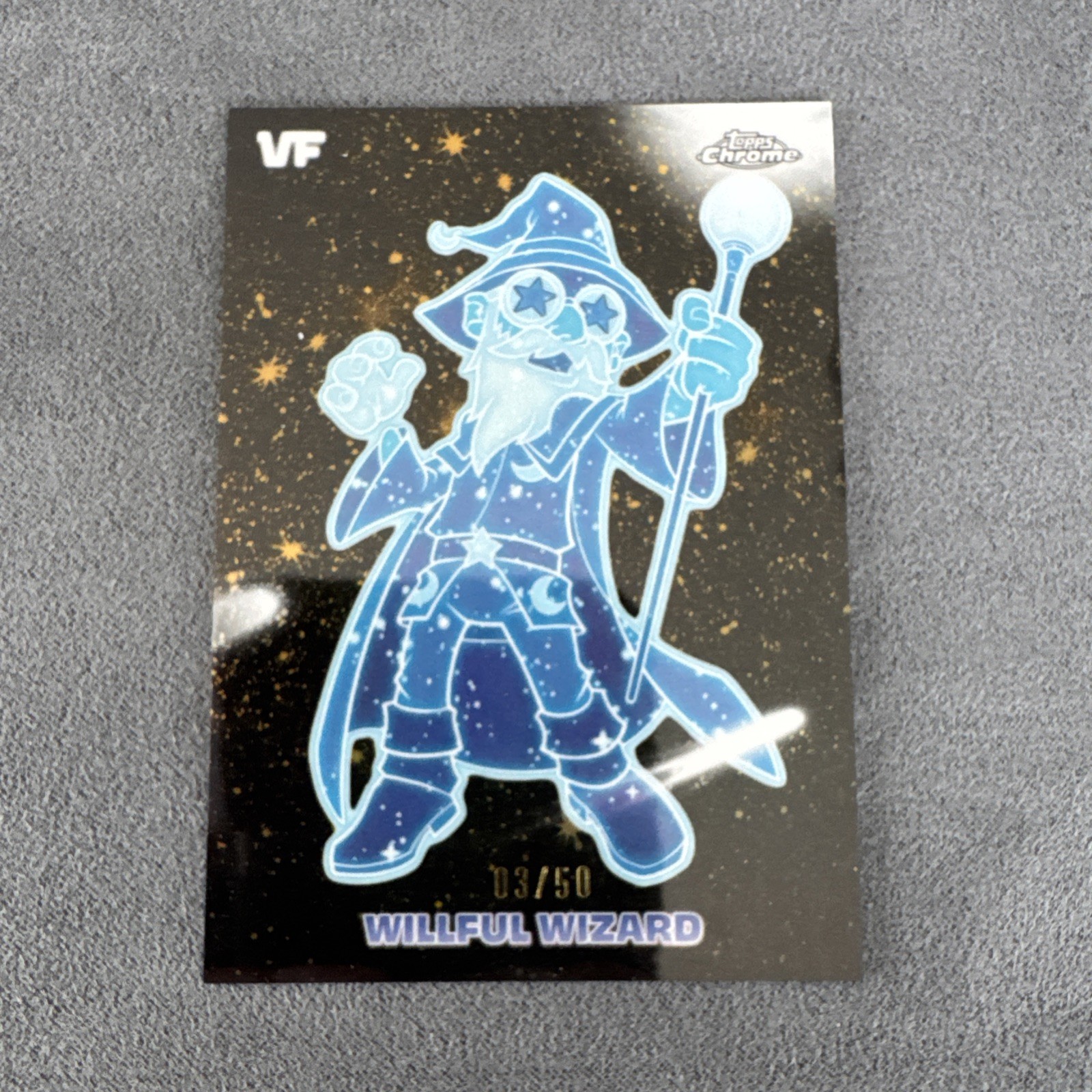 2026 Topps Vee Friends Willful Wizard Stellar Haze SSP Gold /50