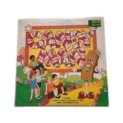 Vintage WALT DISNEY CANDY MAN Vinyl Record