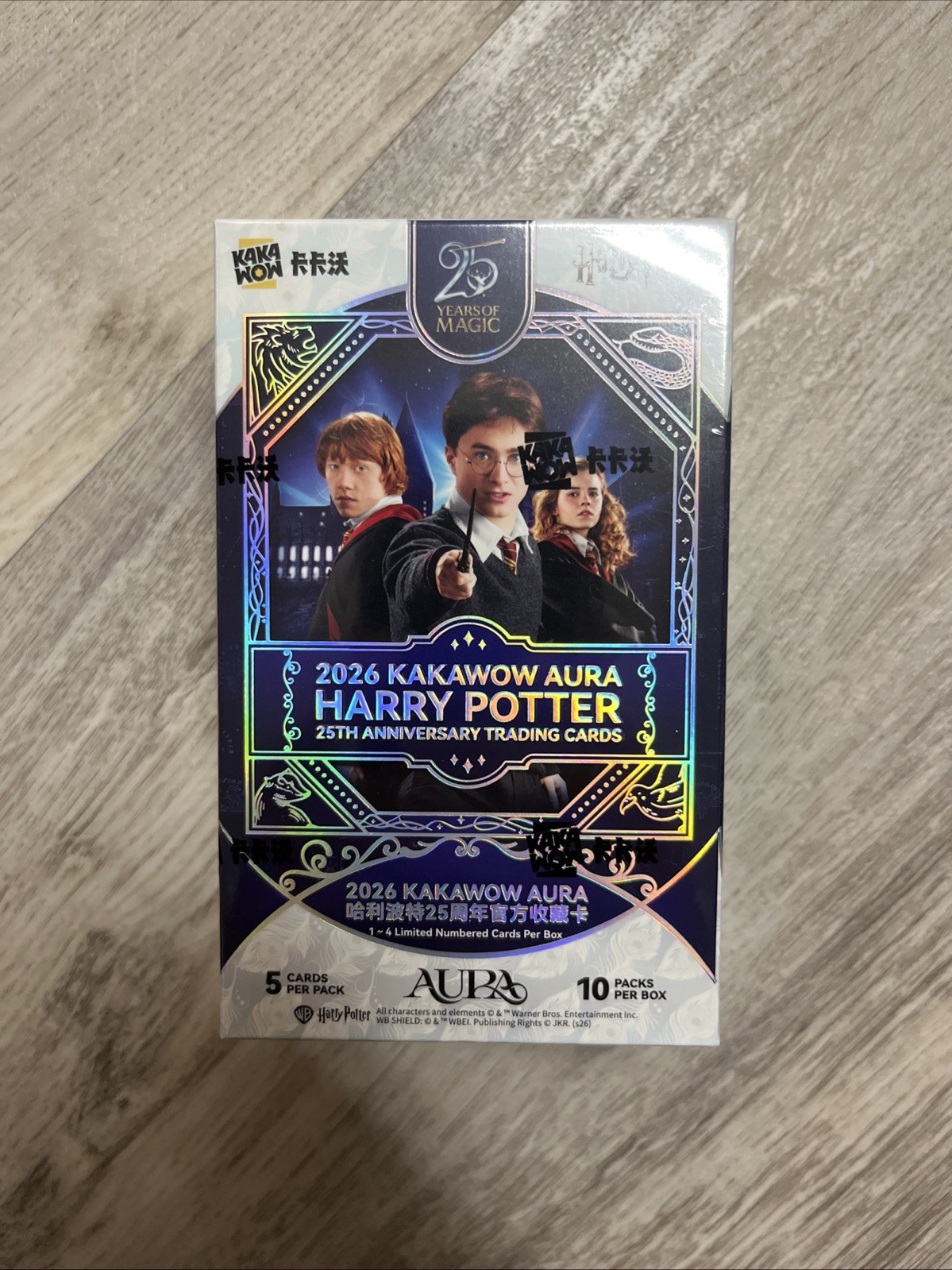 2026 Kakawow Aura Harry Potter 25th Anniversary Hobby Box Sealed