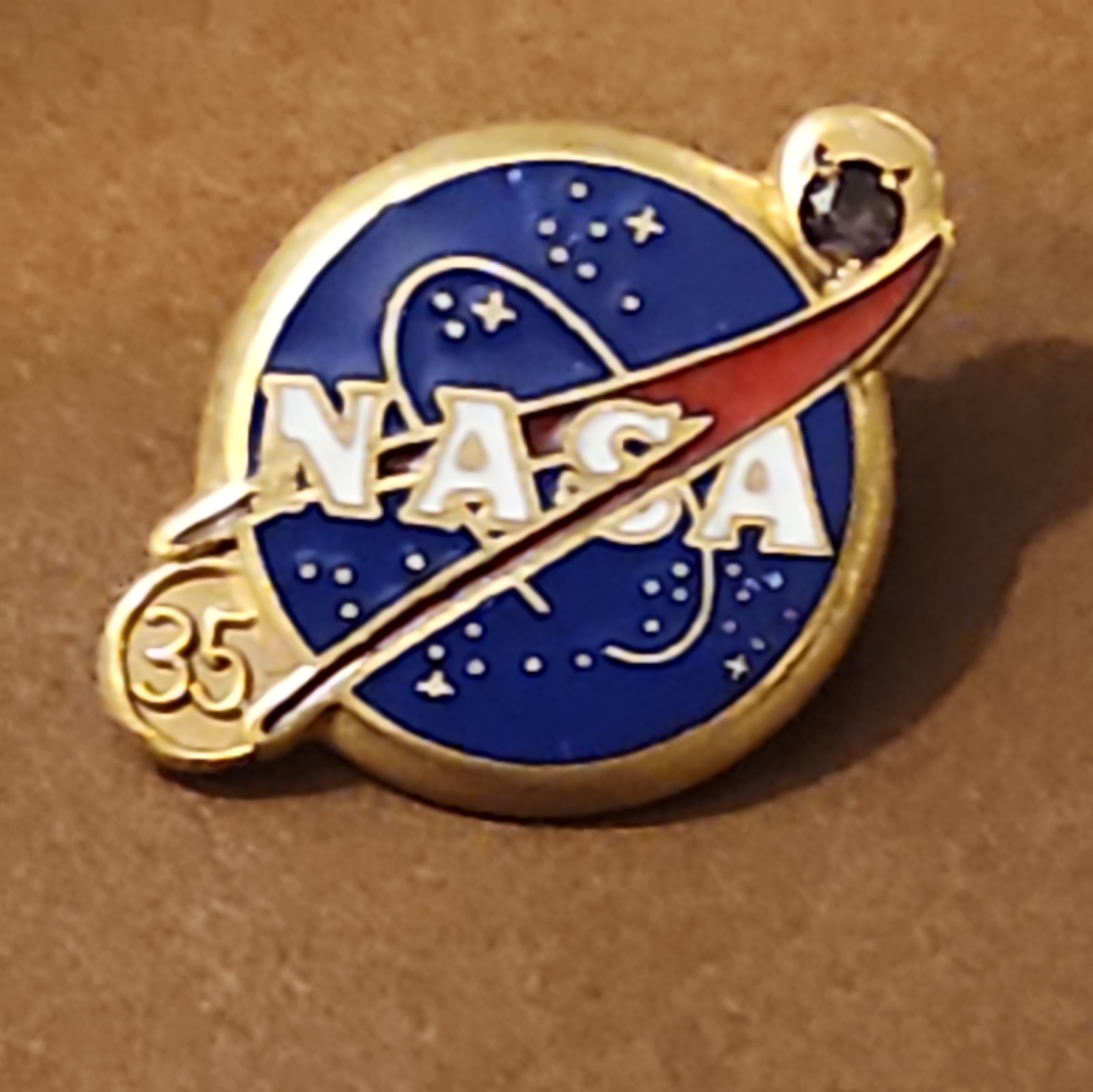 Vintage NASA 35 Year Employee Service Pin