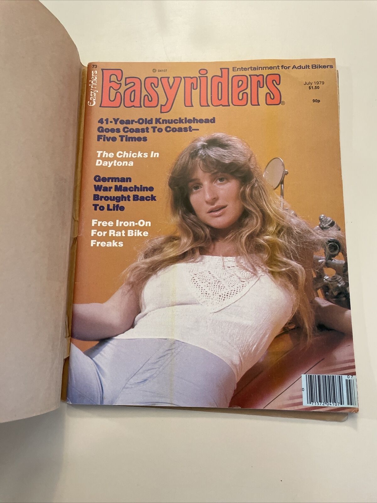 Easyriders VTG Biker Magazine July 1979 David Mann With Iron On