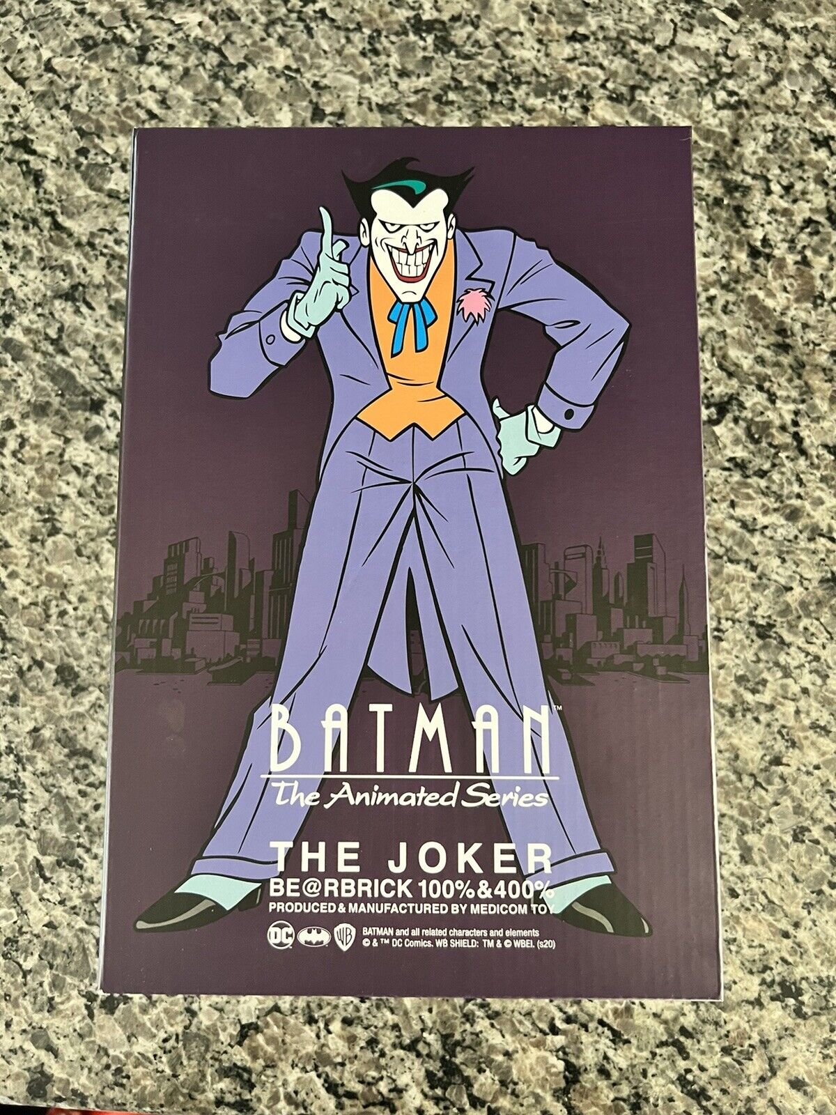 Batman The Animated Series, Joker Bear Brick 400% and 100% New Never Opened