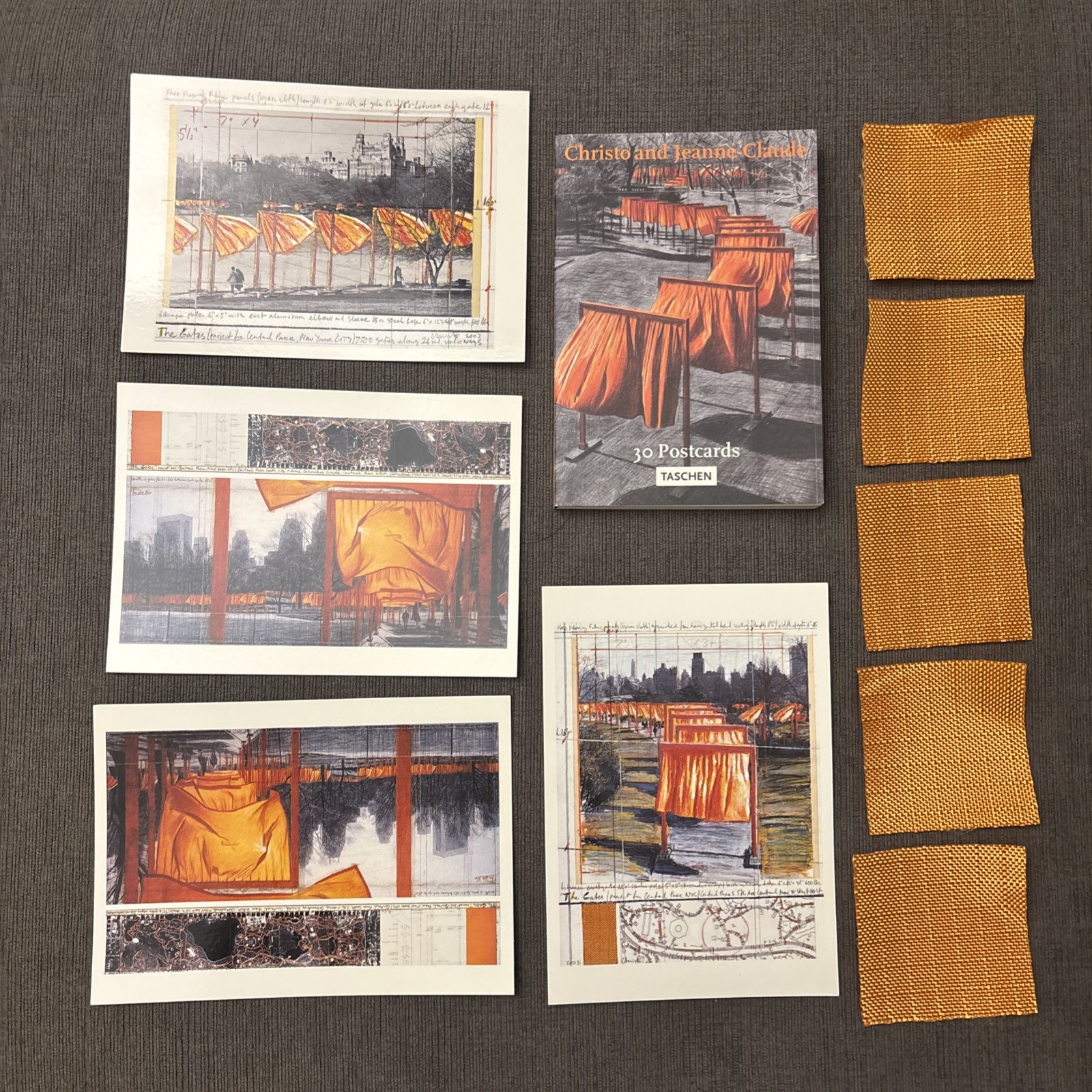 TASCHEN Christo & Jeanne-Claude The Gates Central Park 30 Postcards Set 2003