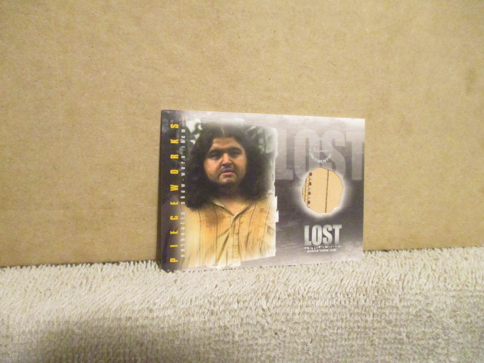 LOST SEASON TWO PIECEWORKS JORGE GARCIA AS HURLEY #PW-5 AUTHENTIC WORN SHIRT