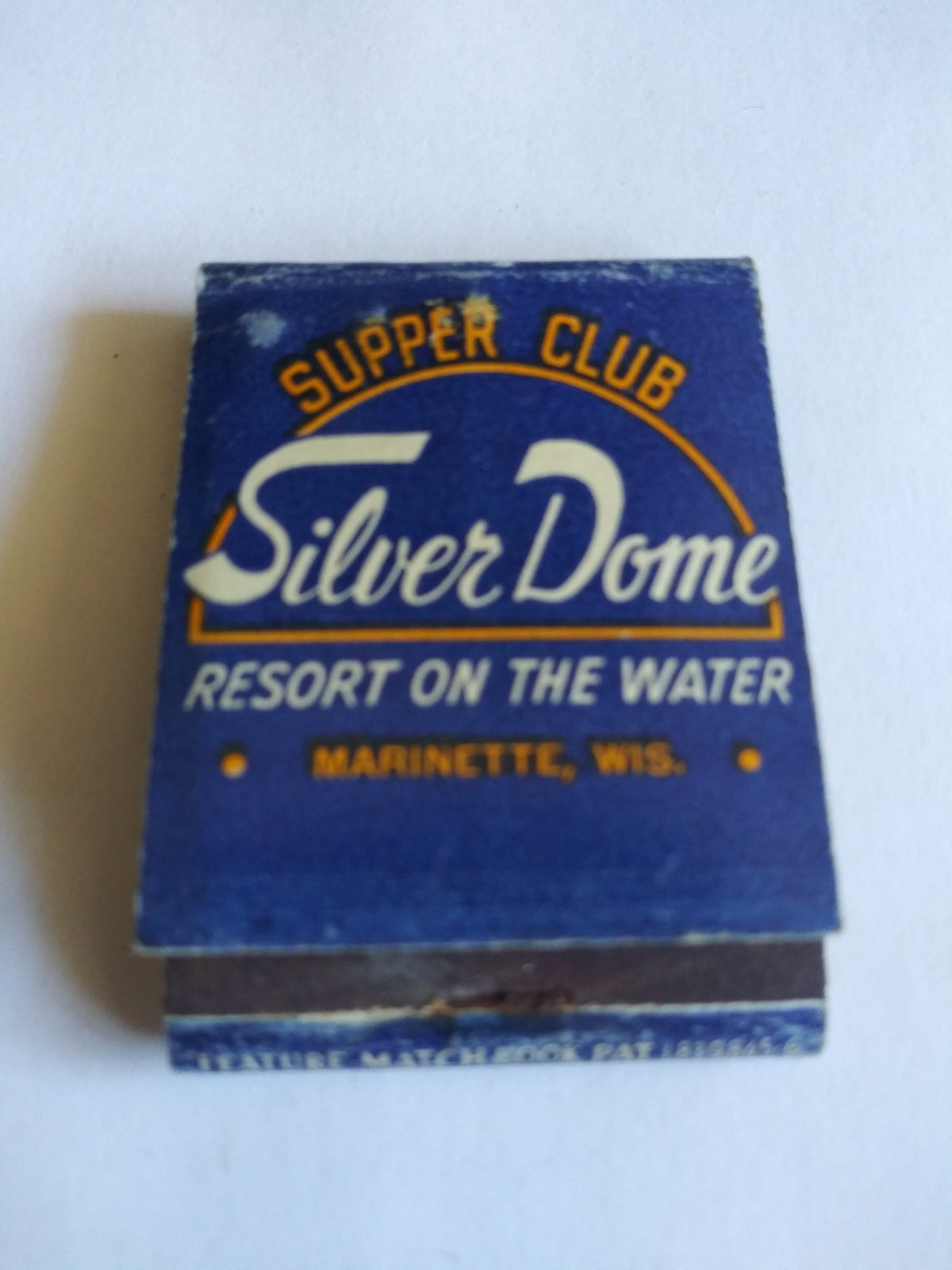 Rare Vintage Collectible Matchbook Ephemera Feature Supper Club Silver Dome...