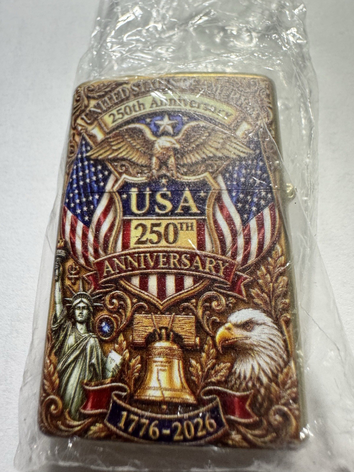 Happy Birthday America 250th Anniversary Patriotic  Lighter 1776-2026
