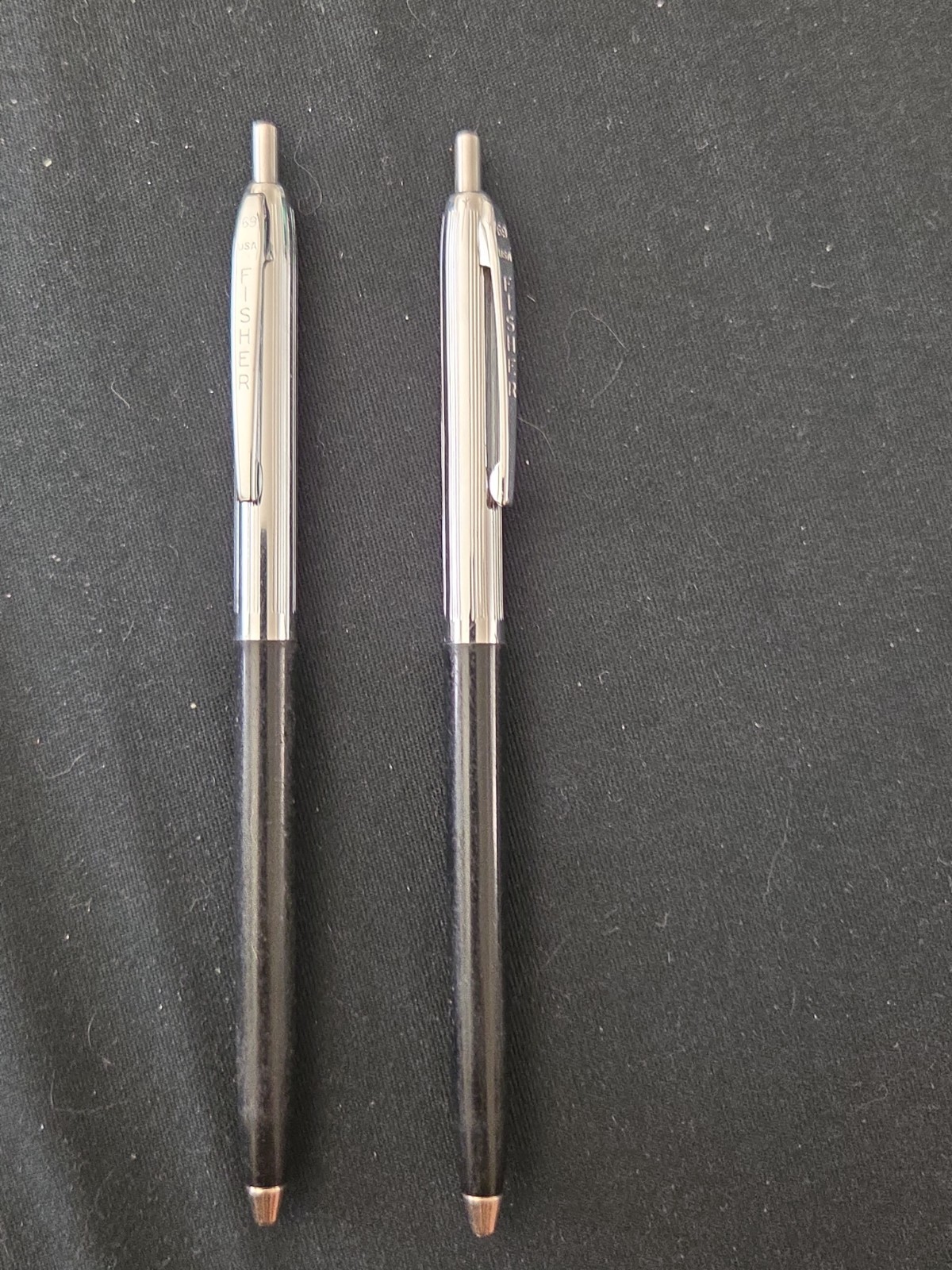 2 Vintage 1969 Fisher  Pens - Rare \
