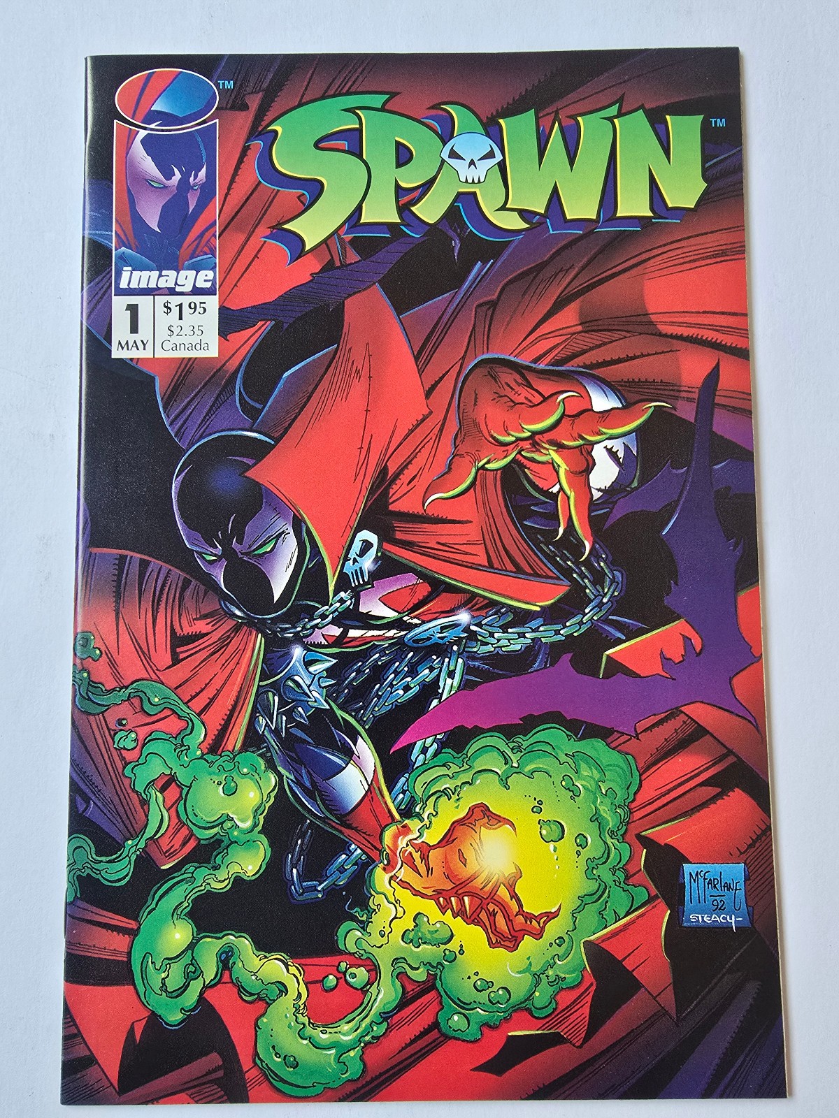 Spawn #1 1992 Origin & 1st appearance of Spawn First Print NM