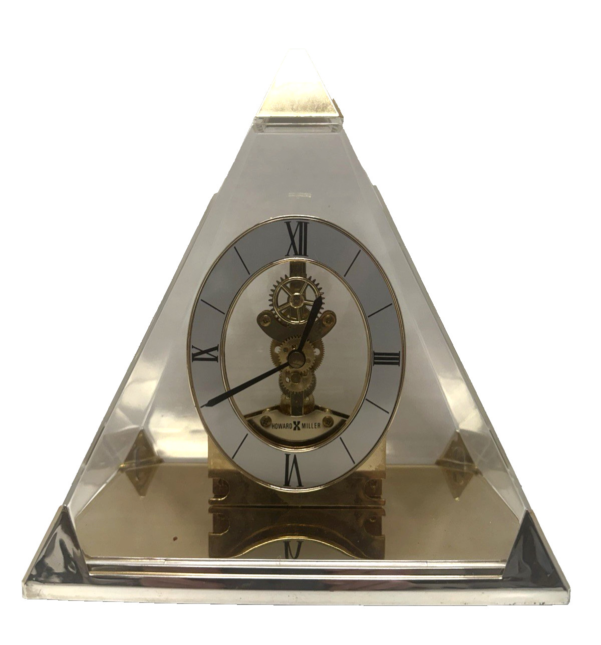 Vintage Pyramid Clock by Howard Miller Clock Co # 621-262