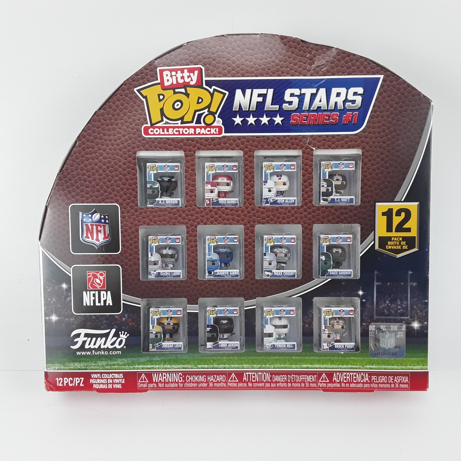 Funko Pop NFL Stars Collector Pack Bitty Pop Series #1 12 Pcs Vinyl Figures