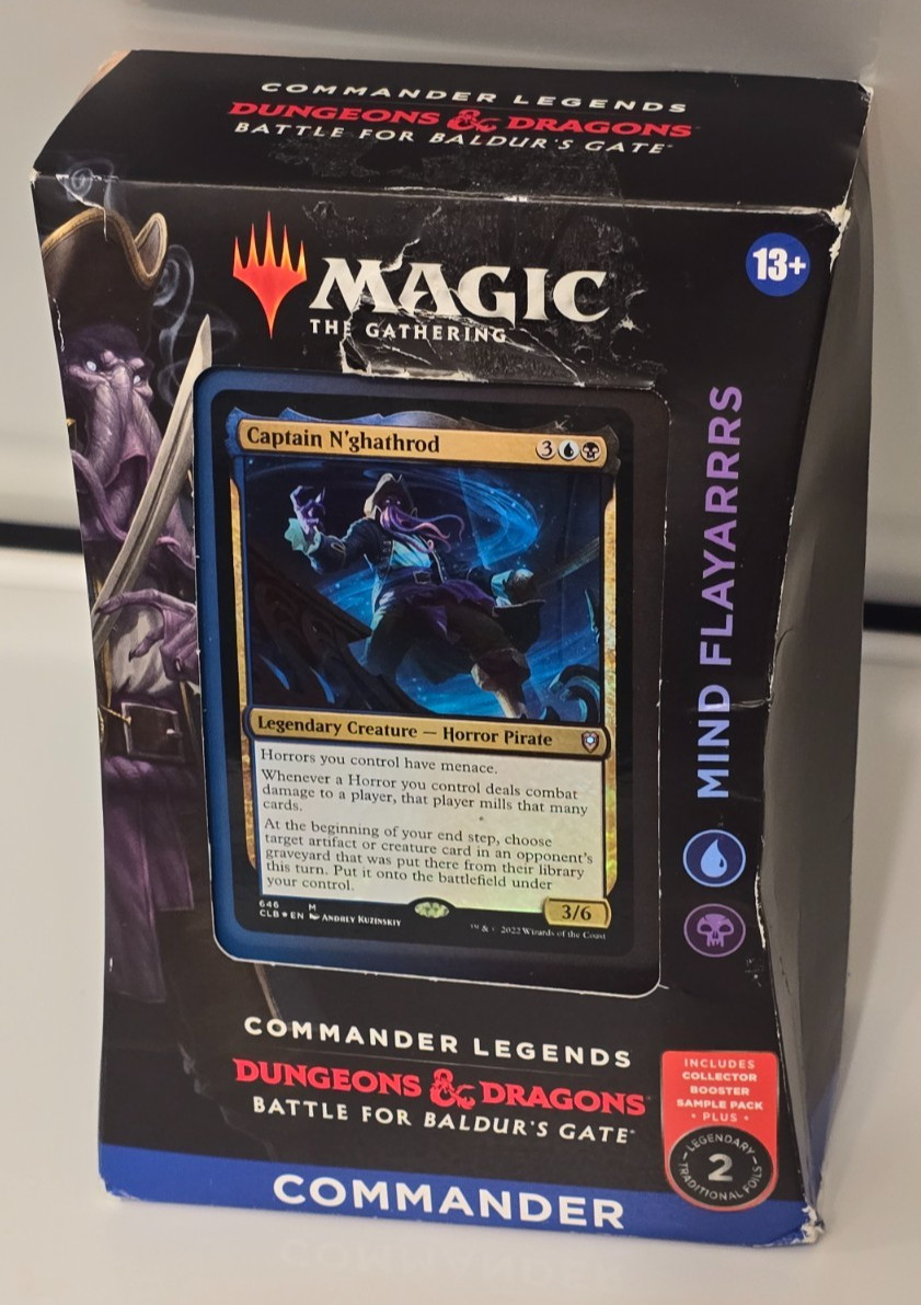 ⭐NEW⭐ Commander Legends: Battle for Baldur's Gate, Mind Flayarrrs Commander Deck