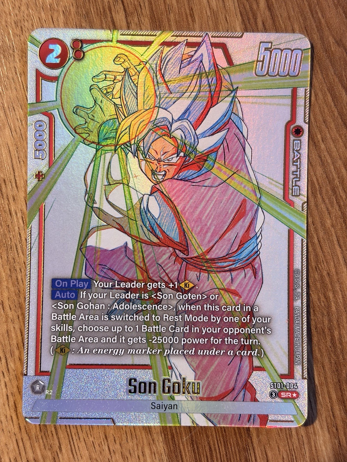 SB01-004 Son Goku Alt Art Secret Rare Dragon Ball Super Fusion World NM