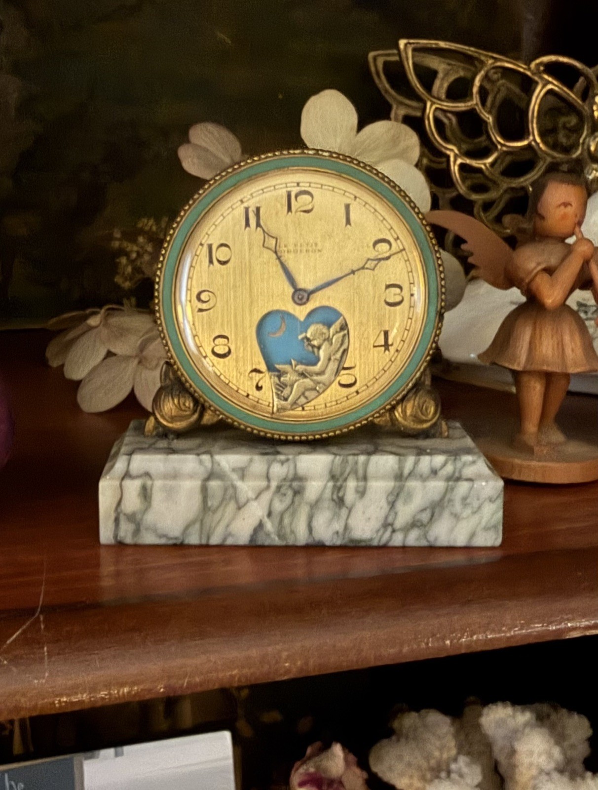 Antique Swiss Didisheim Goldschmidt Le Petit Forgeron Automation Clock - Not Run