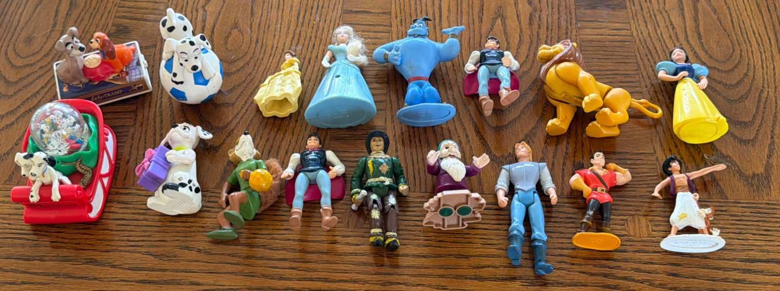 Lot of 17 Various Collectible Disney Figurines