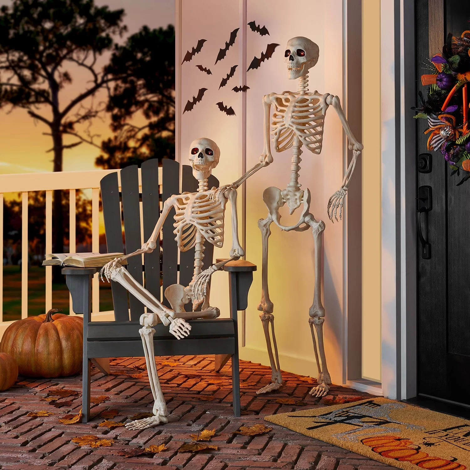 Member's Mark Talking Skeletons Set of 2 60