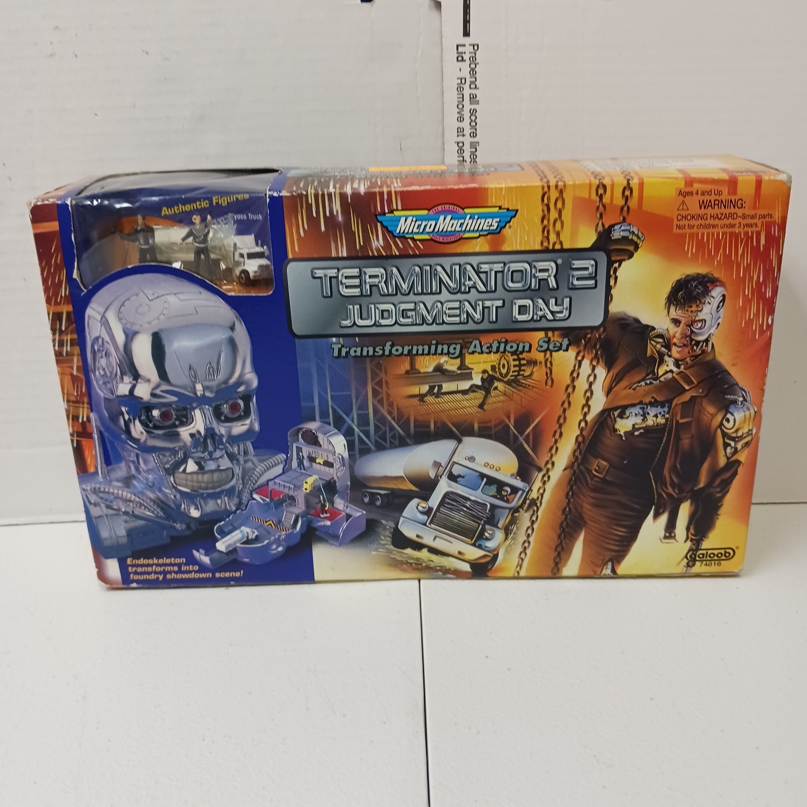 Vintage Terminator 2 T2 Micro Machines Transforming Action Set Galoob  1996 NIB