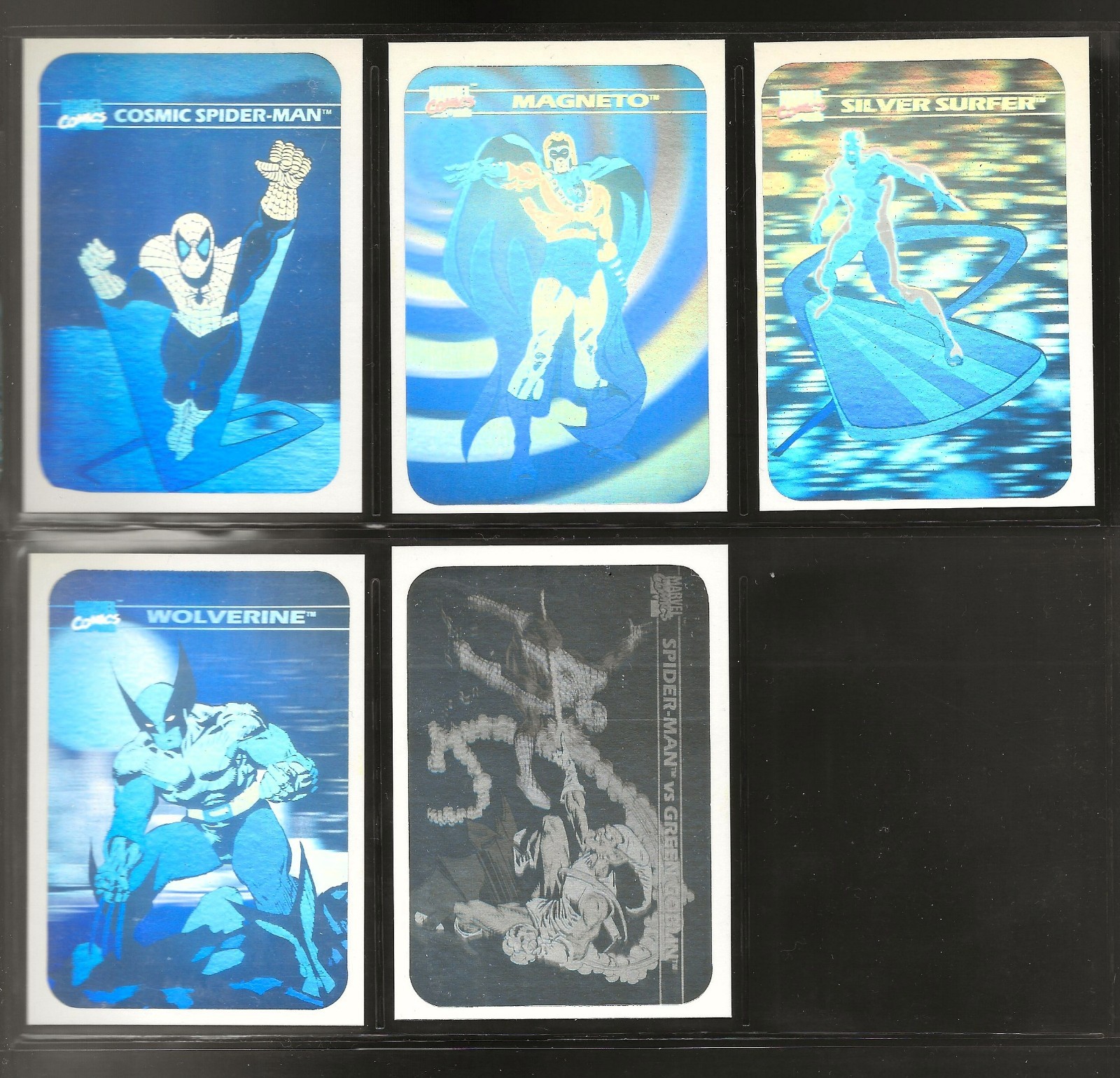 Marvel Universe Series 1 Complete Hologram Card Set (Impel, 1990) Marvel Universe Series 1 Complete Hologram Card Set (Impel, 1990)