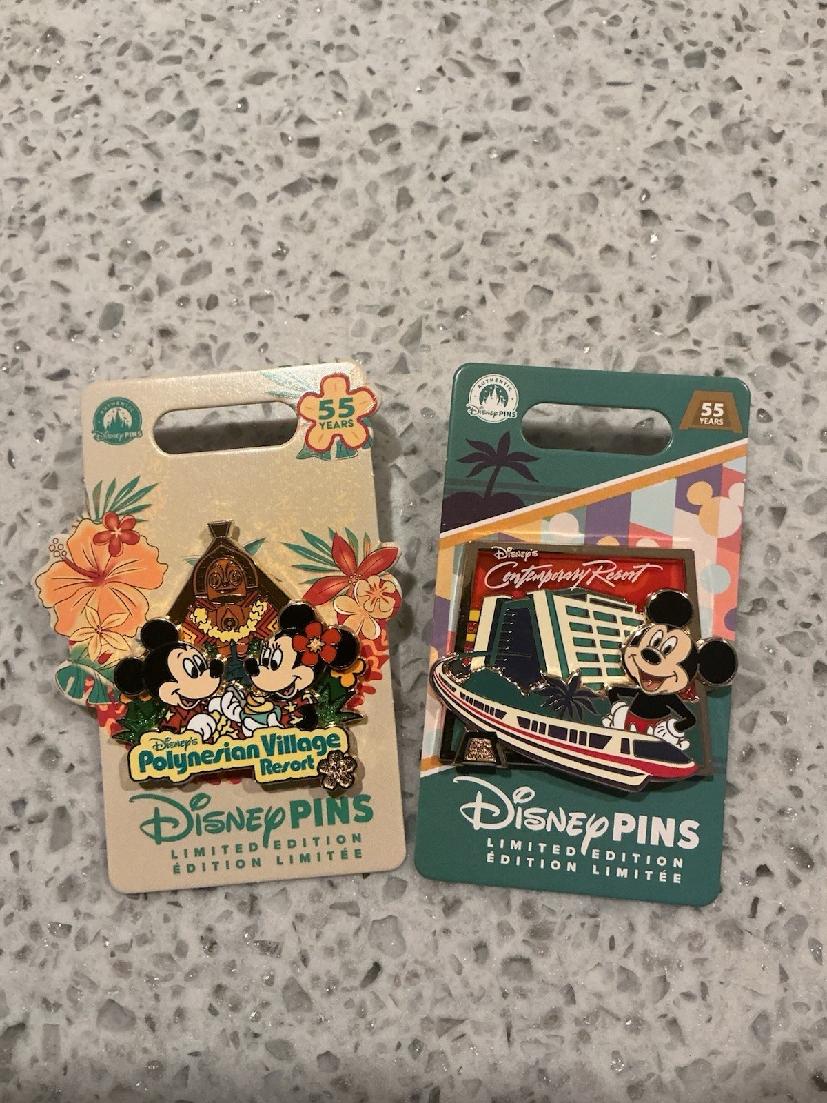 Disney’s Contemporary Resort And Polynesian Village Resort 55 Years LE 2000